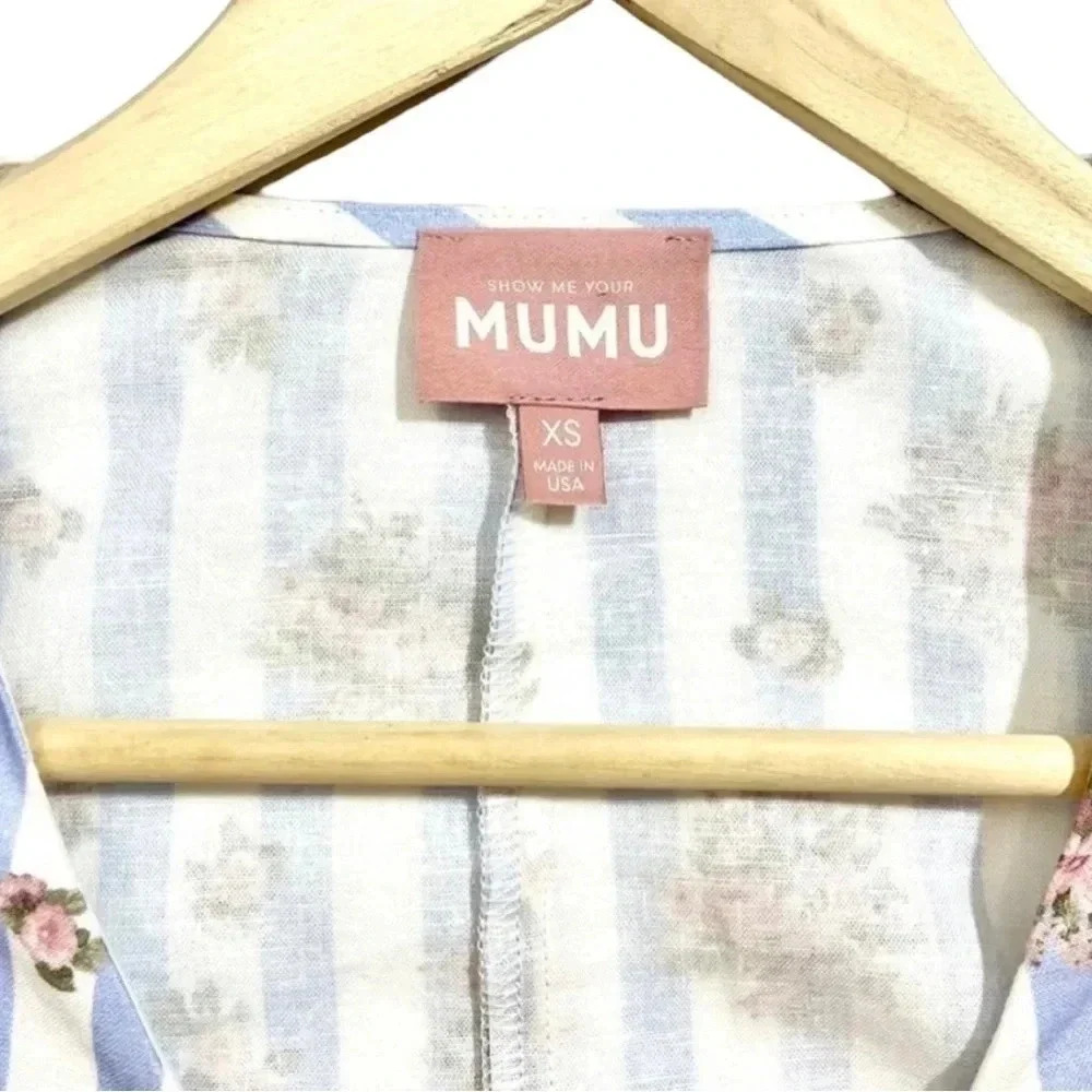 Show Me Your Mumu Ella Linen Floral Top - Picture 4 of 6